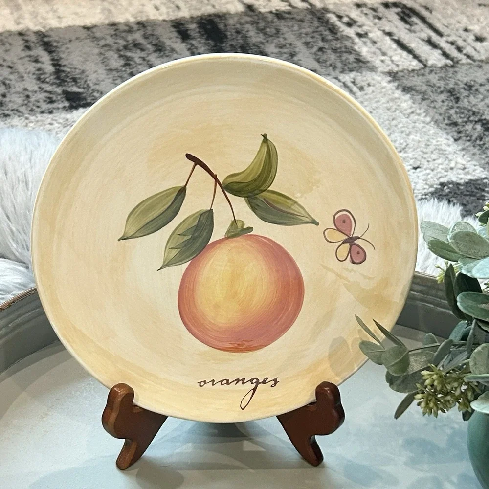 PIER 1 Provence Hand Painted‎ Earthenware 
